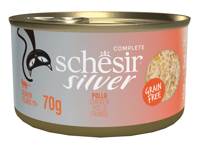 Schesir cat silver pollo 70 g