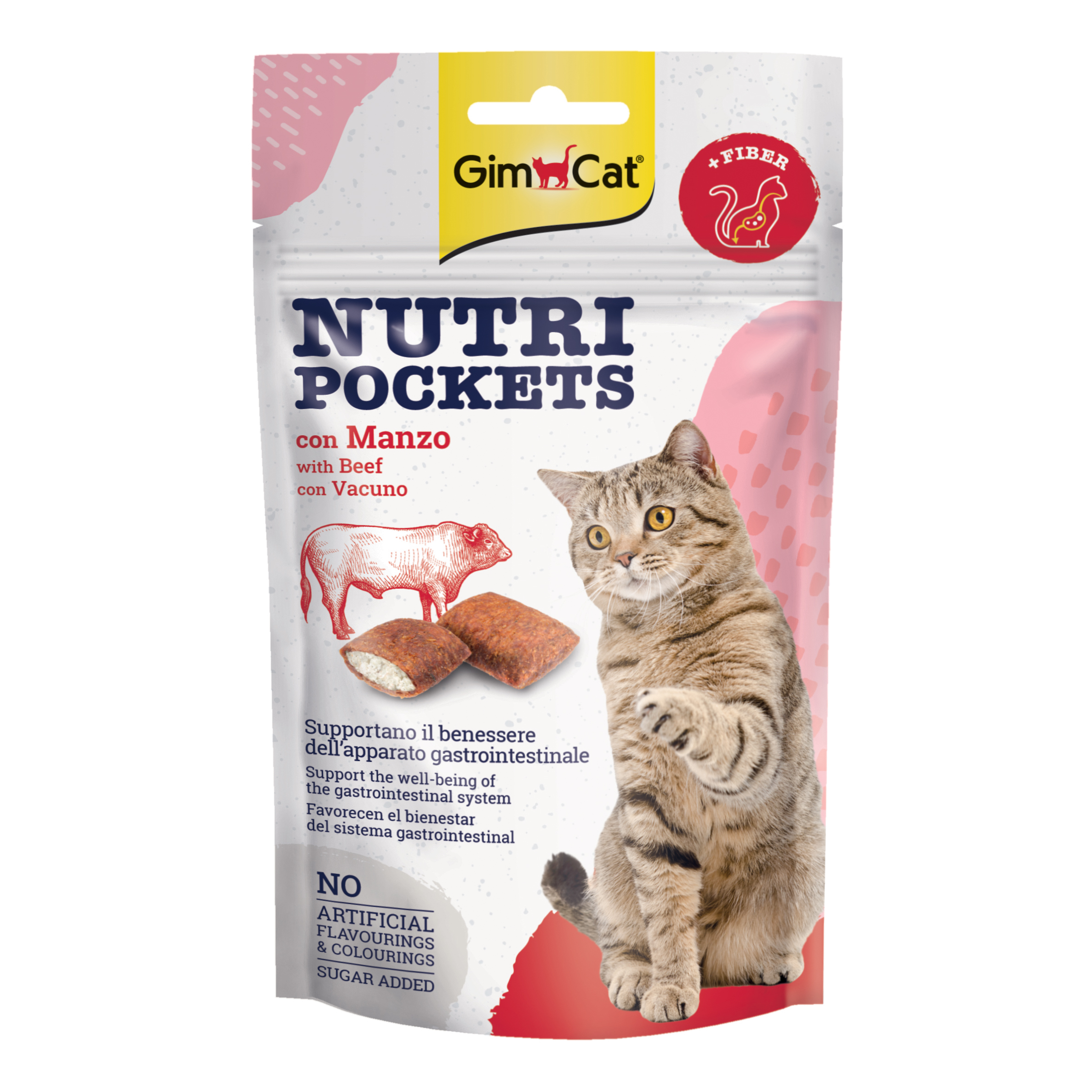 Gimcat nutri pockets manzo 60g