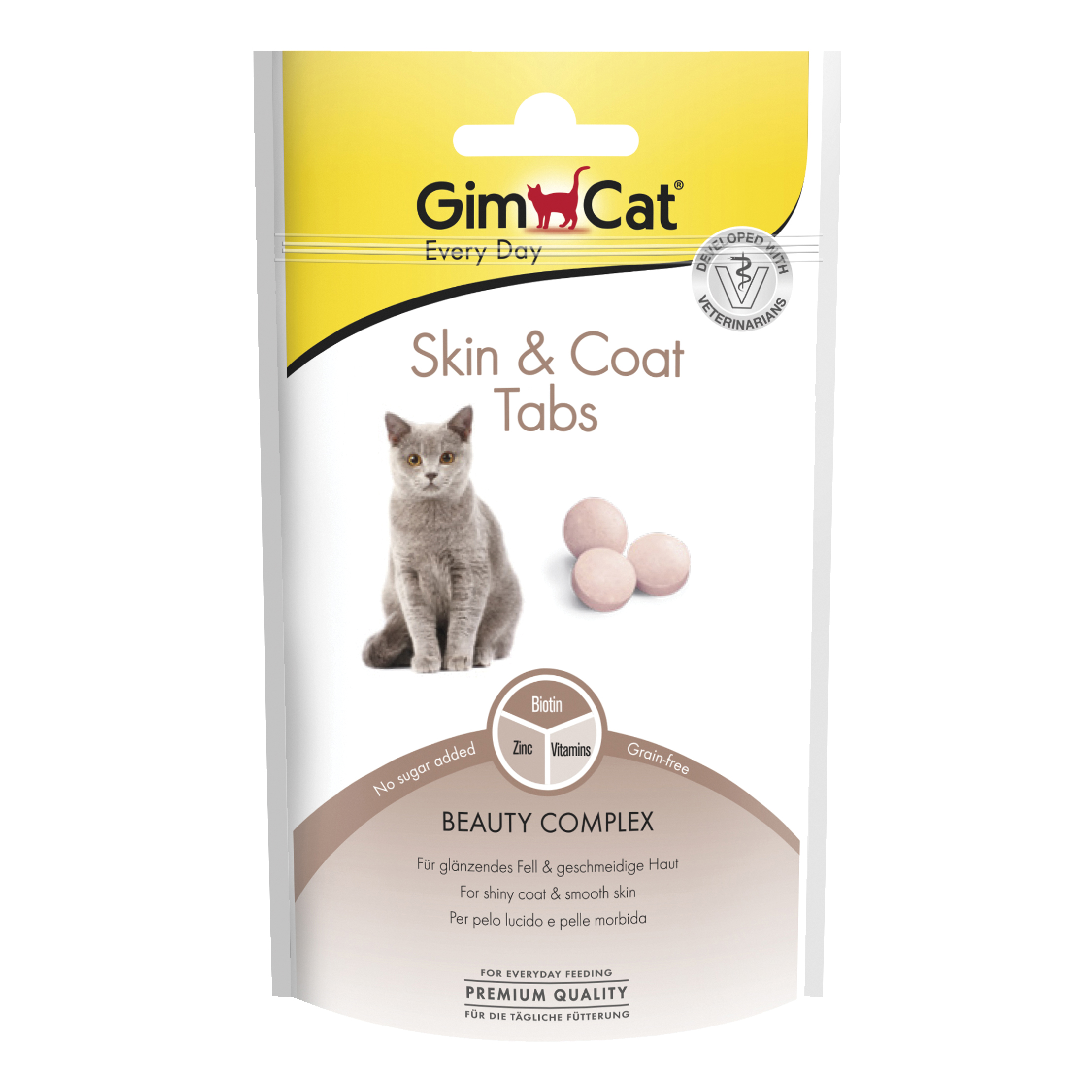 Gimcat skin&amp;coat tabs 40g