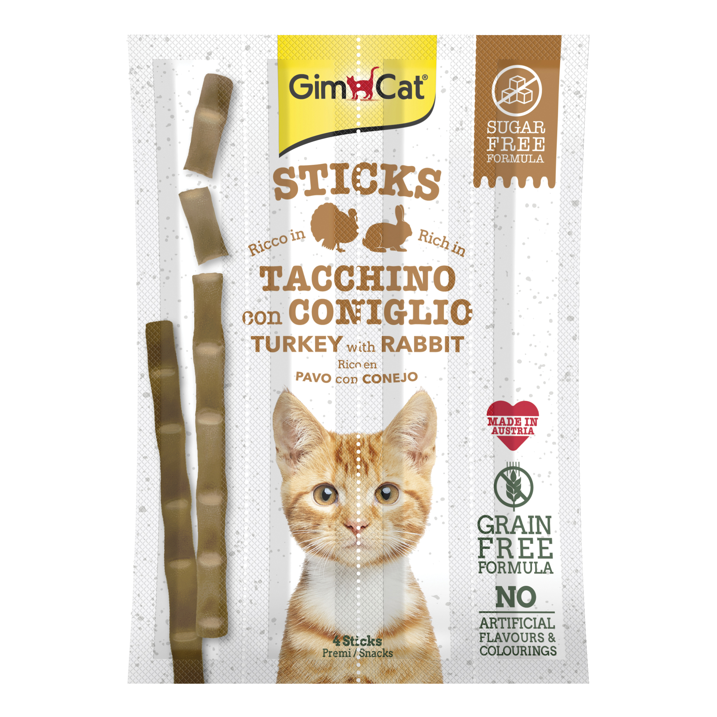 Gimcat sticks tacch coniglio