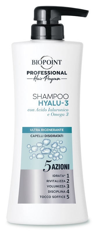 BIOPOINT - Hyalu-3 - shampoo per capelli secchi 400 ml