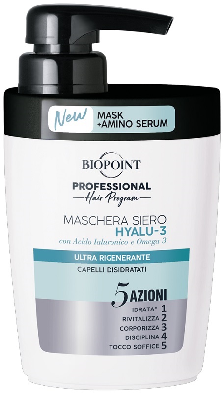 BIOPOINT - Hyalu-3 - maschera per capelli secchi 300 ml