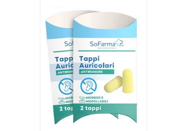 Tappi auricolari sofarmapiu' 2 pezzi