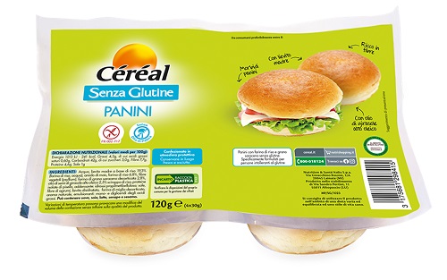 Cereal panini senza glutine 4 pezzi da 30 g