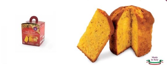 La Dolce Vita Xmas Cane Panettone Dolcettone Gusto Classico 80 Gr