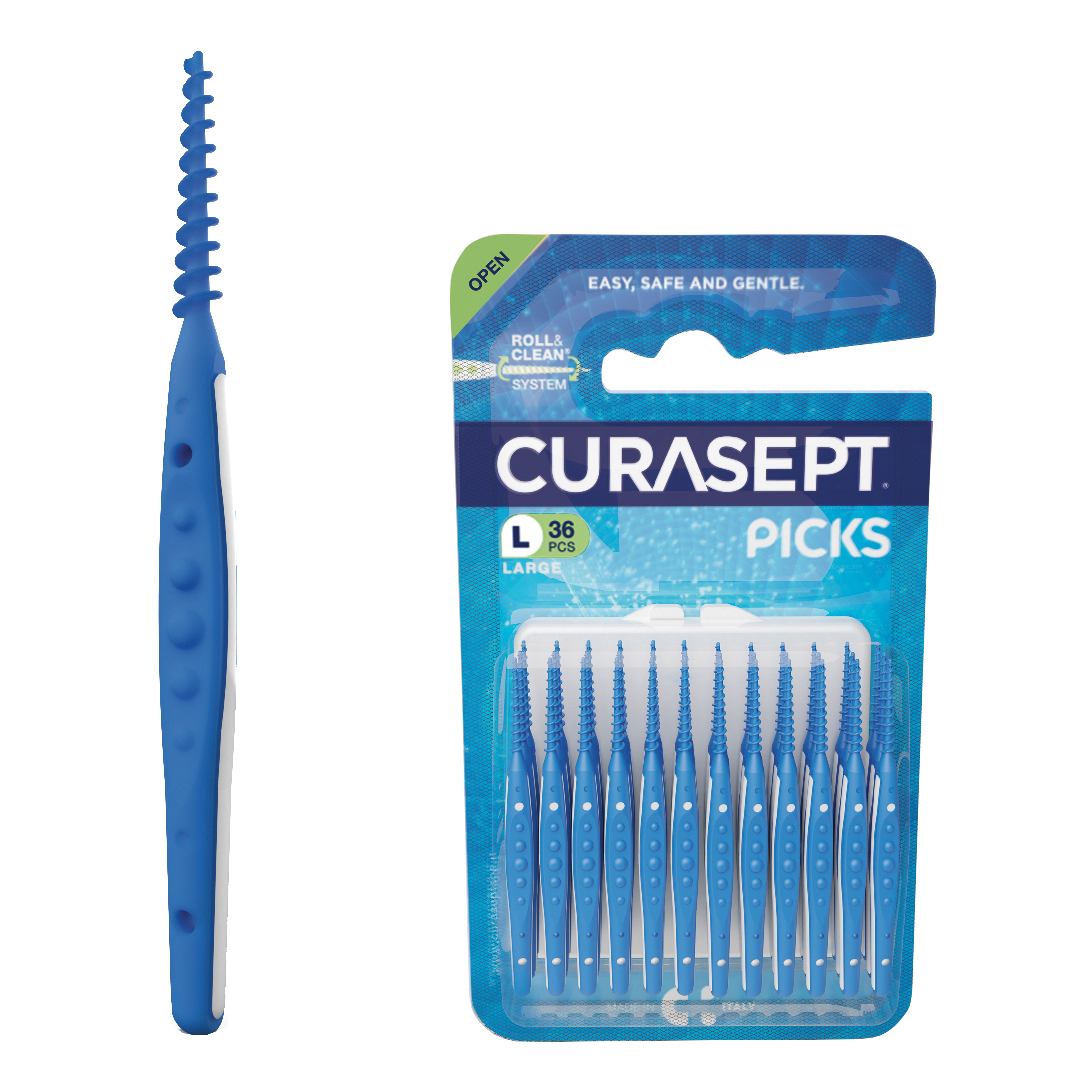 Curasept picks large 36 pezzi