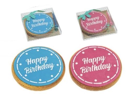 La Dolce Vita Cane Snack Torta Di Compleanno "Habby Birthday" 130 Gr Rosa