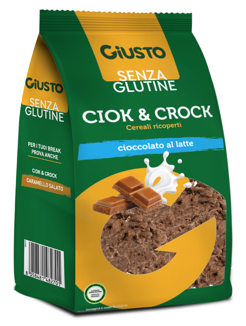Giusto senza glutine ciock &amp; crock latte new 125 g