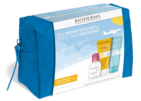 Bioderma travel kit summer holiday 1 sensibio h2o 100 ml 1 photoder...