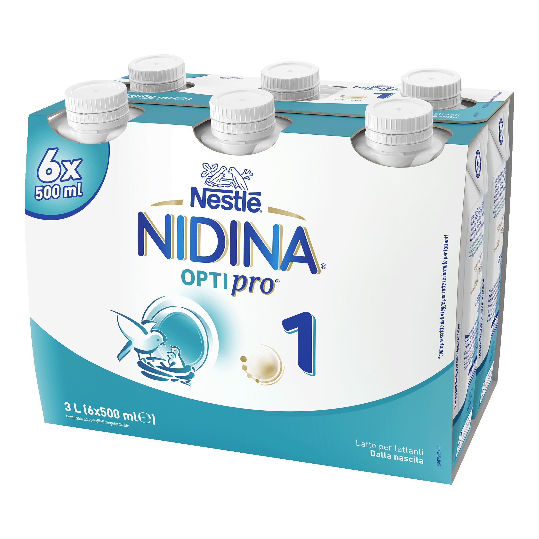 Nidina Optipro 1 Liquido 6 X 500 Ml