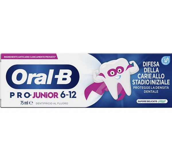 Oralb dentifricio junior 6-12 anni 75 ml