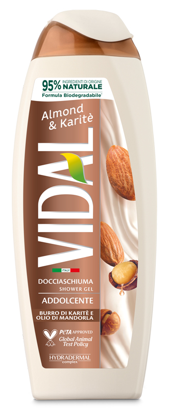 VIDAL - Almon & Karitè - Bagnodoccia Addolcente - Burro Di Karitè E Olio Di Mandorla 250 Ml