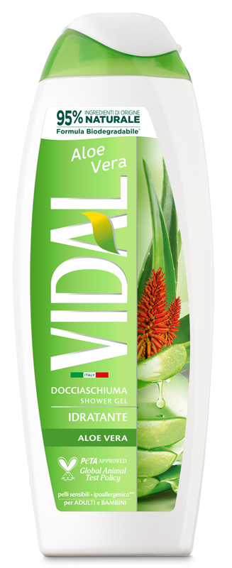 Vidal doccia new aloe vera 250 ml