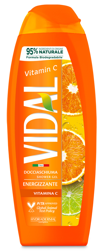 VIDAL - Vitamin C - Docciaschiuma energizzante con vitamina C 250 ml
