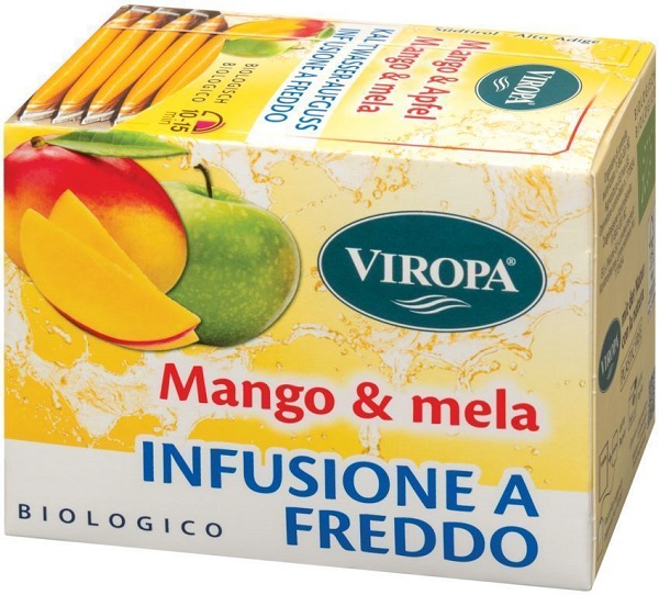 Viropa infuso a freddo mango &amp; mela bio 15 filtri