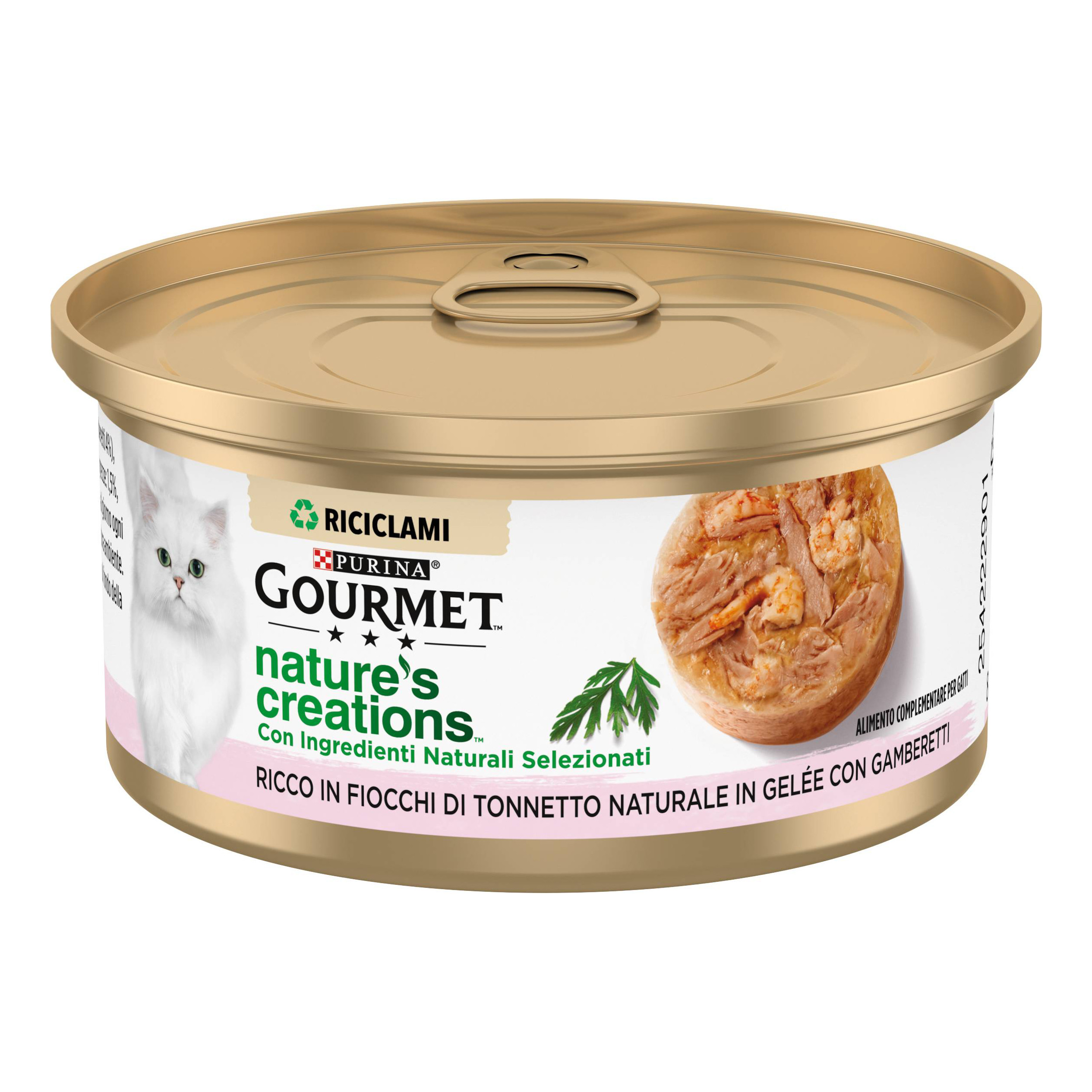 Gourmet nature's creations tonnetto con gamberetti 70 g