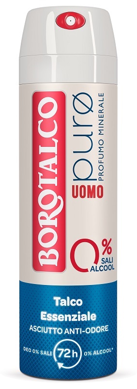 BOROTALCO - Puro Uomo - Deodorante Profumo minerale 150 ml Spray