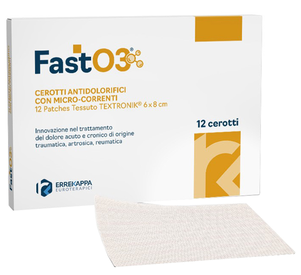 FastO3 Cerotti Antidolorifici 12 Pezzi