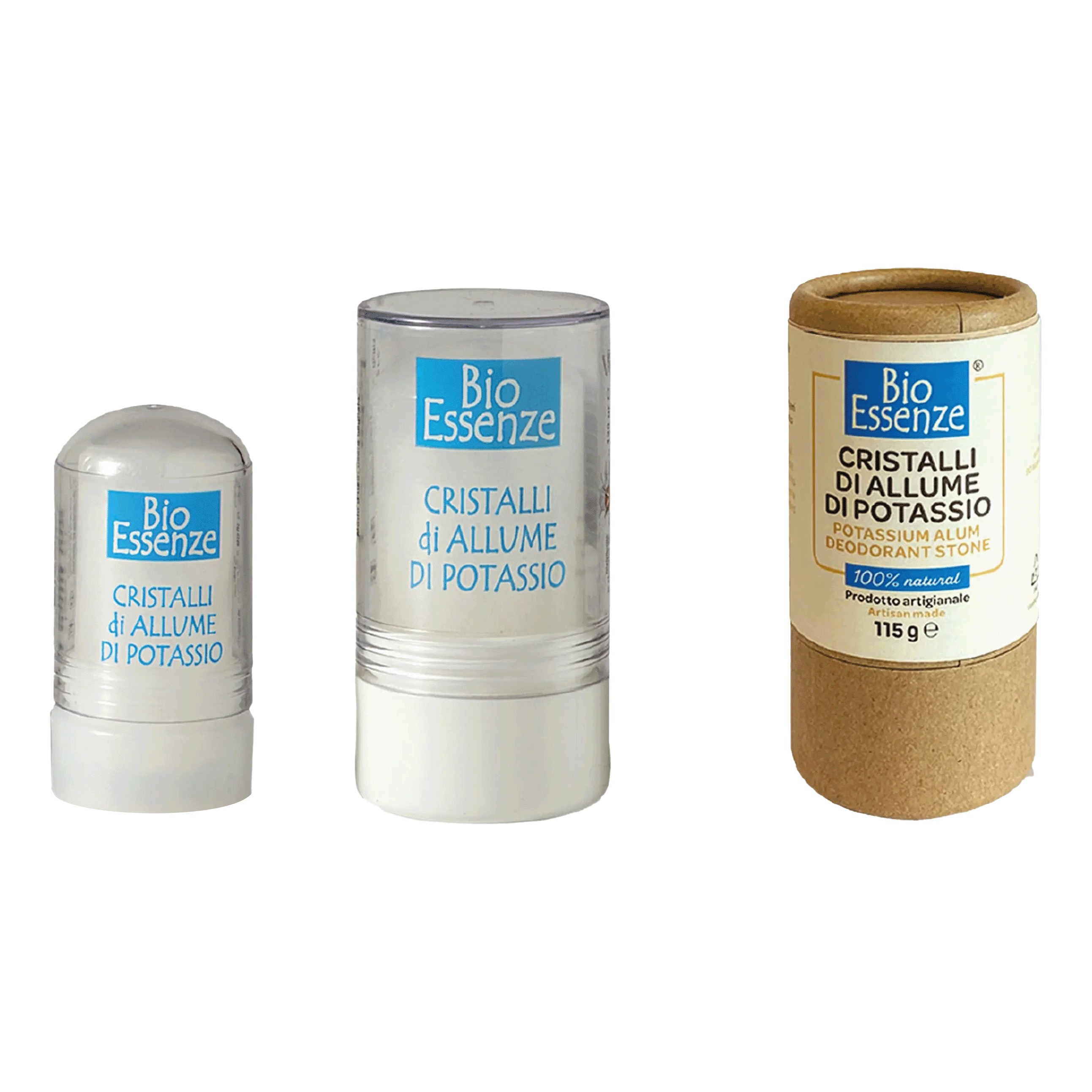 Bio essenze deo stick allume potassio 115 g