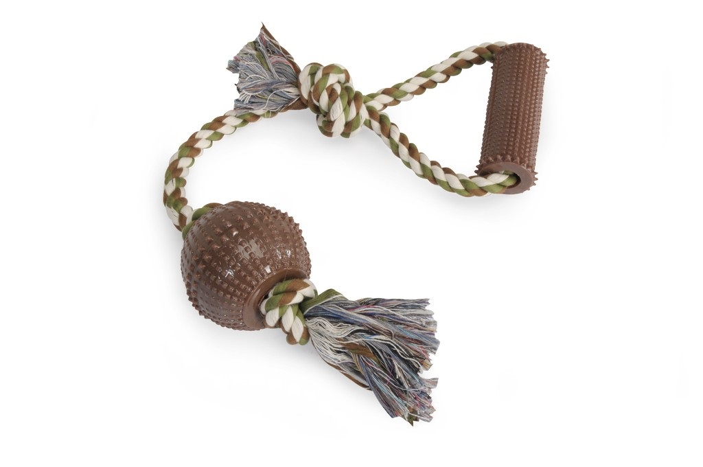 Camon Cane Gioco Cotonosso Maniglia &amp; Palla 48 Cm