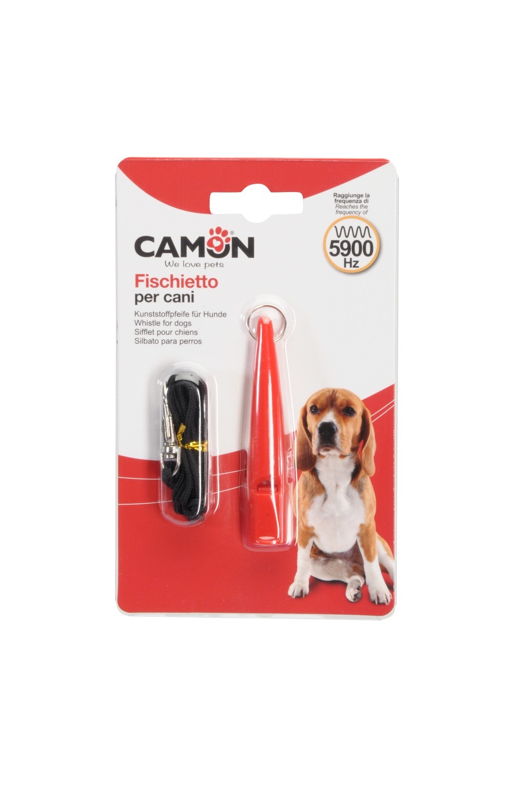 Camon Cane Fischietto In Plastica Per Addestramento 8 Cm