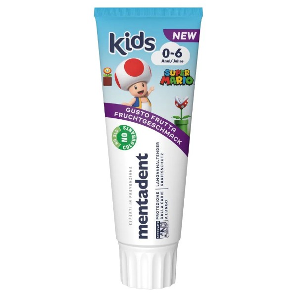 Mentadent dentifricio kids 0-6 anni