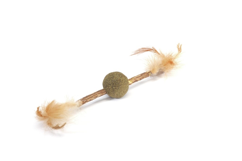Camon Gatto Gioco Bastoncino Matatabi Con Pallina In Catnip 30 Cm
