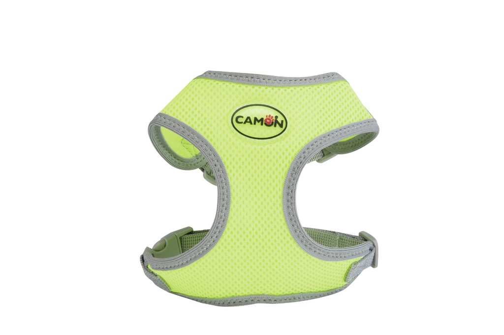 Camon Cane Pettorina "Mesh" Doppia Regolazione Tg. Small Giallo Fluo