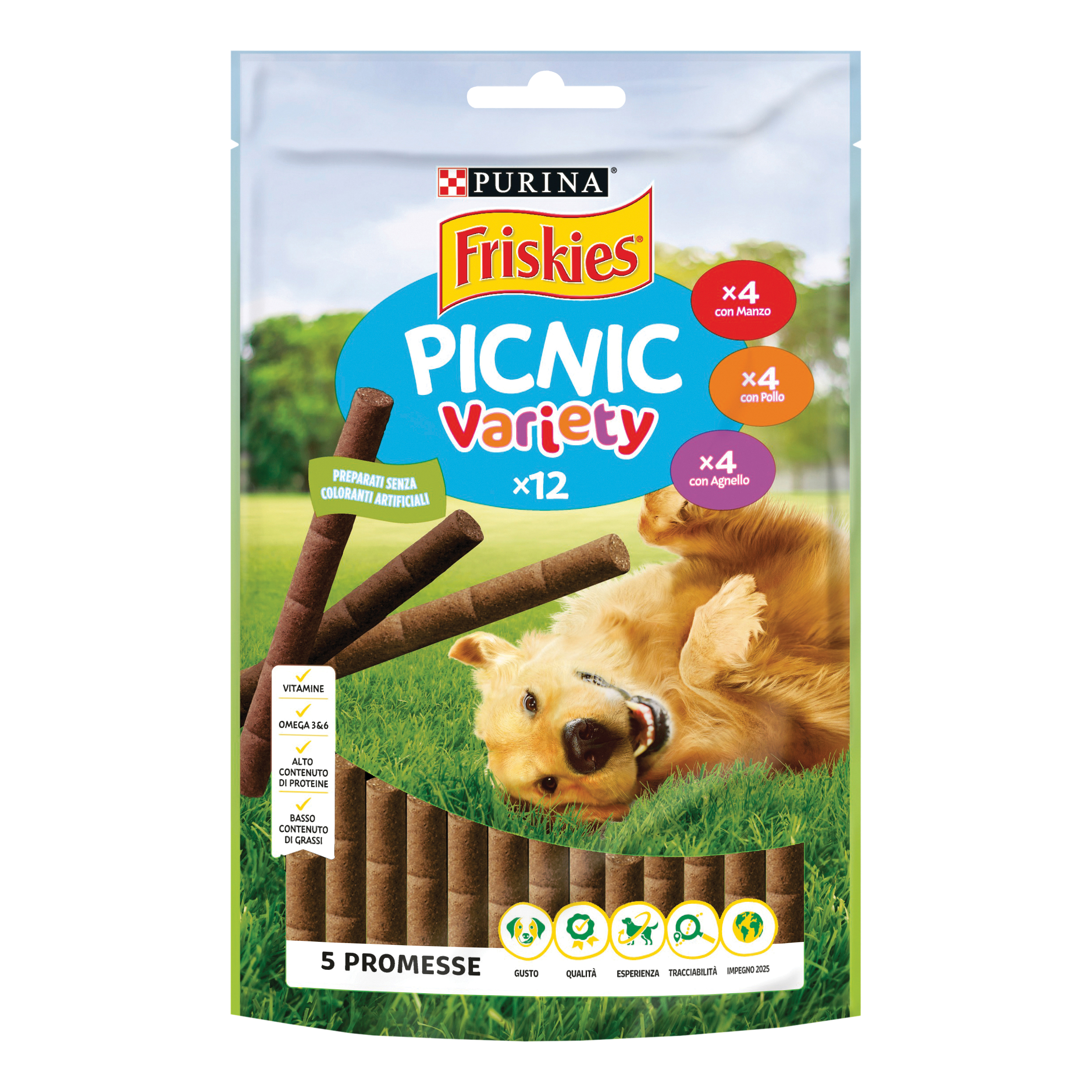 Friskies Picnic Dog Variety 100 G 8 Pezzi It