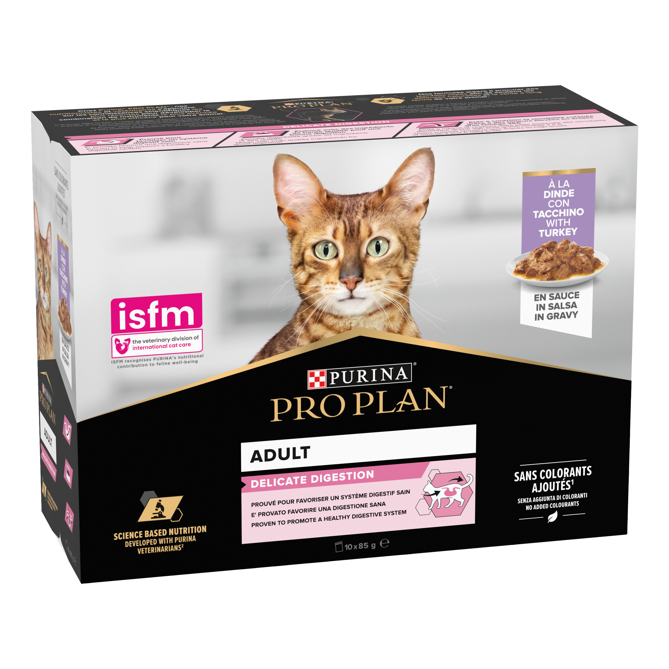 Pro plan mpk delicate adult tacchino in salsa 85 g 10 pezzi