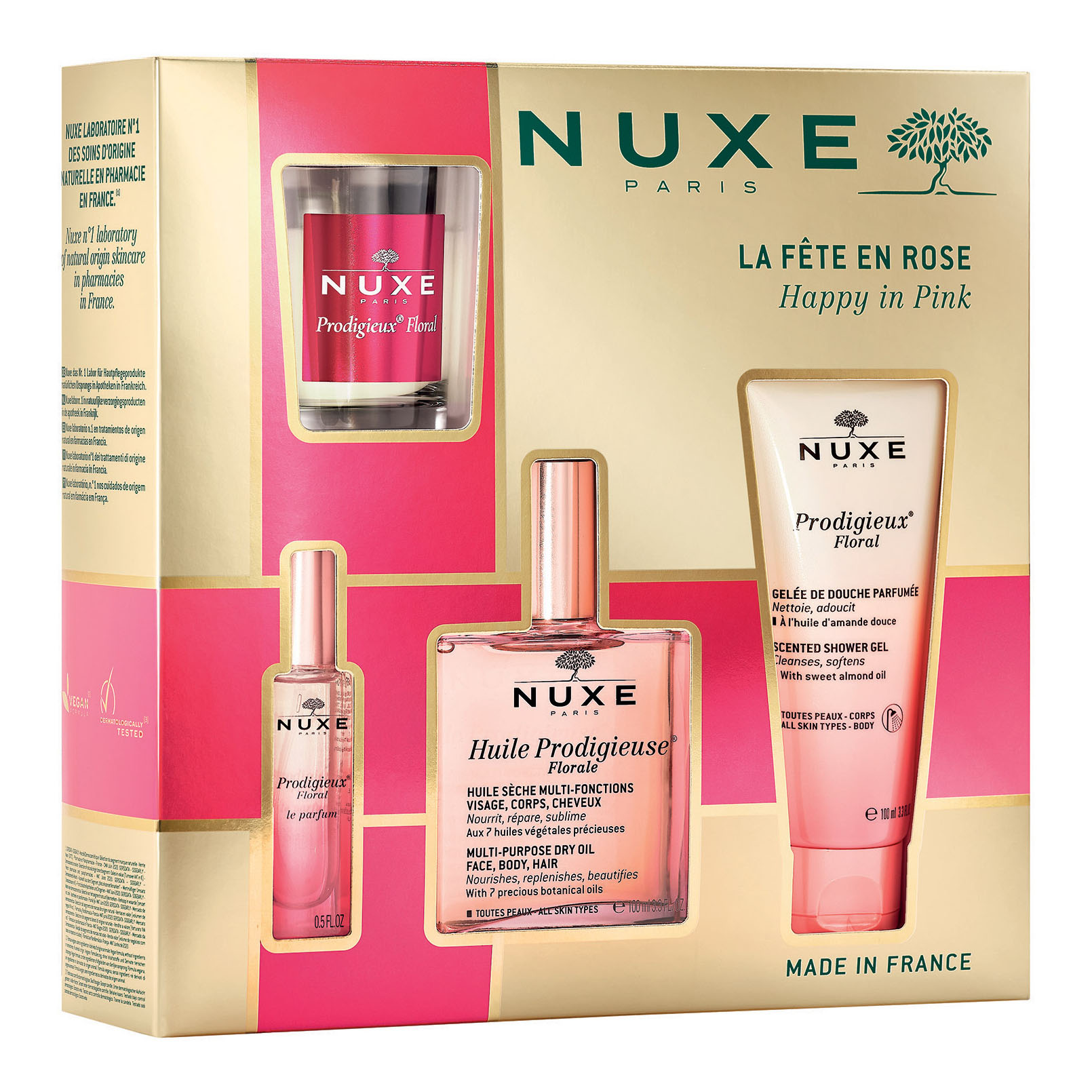 Nuxe coffret huile prodigieuse florale 2024