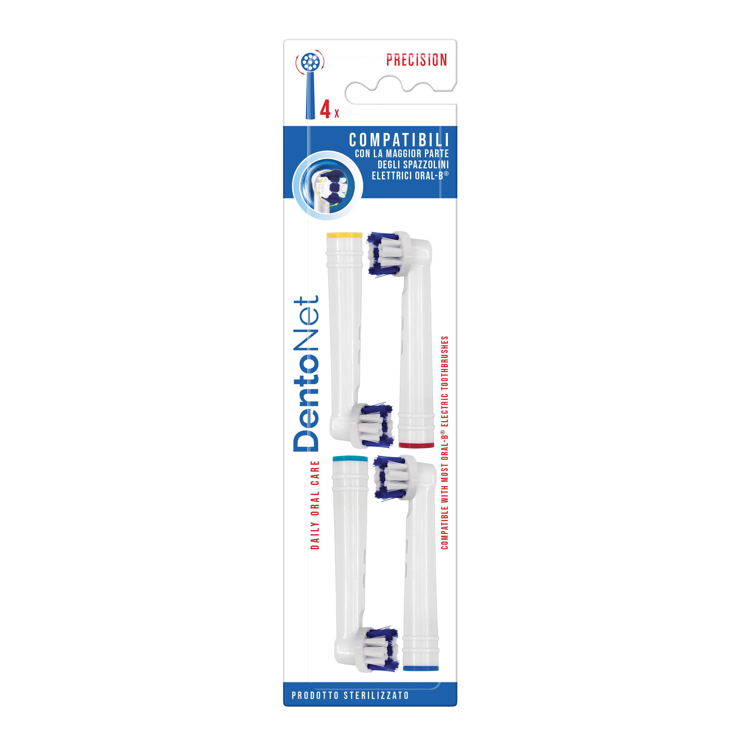Dentonet oral-b precision ricambi 4 pezzi