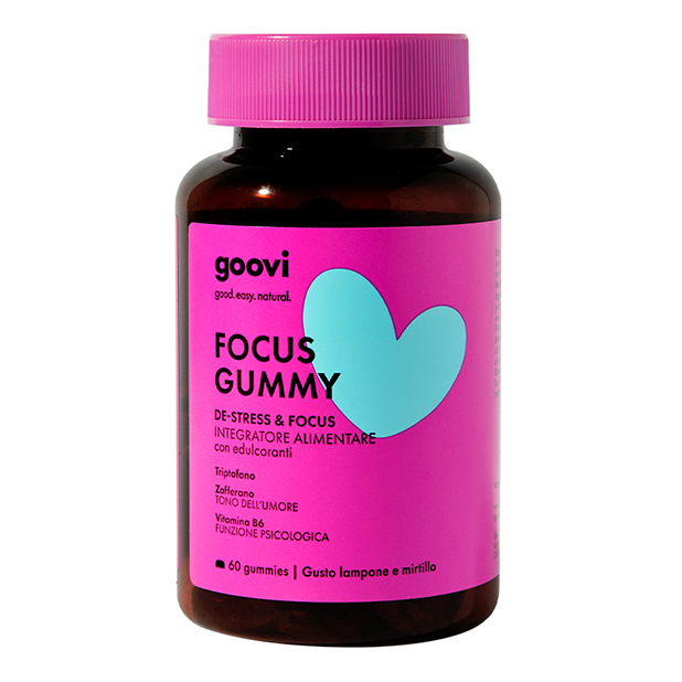 Goovi de-stress&amp;focus focus gummy 60 gummies