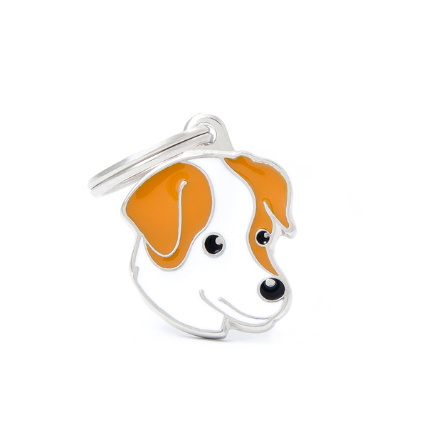 My Family Medaglietta Tricolour Jack Russel