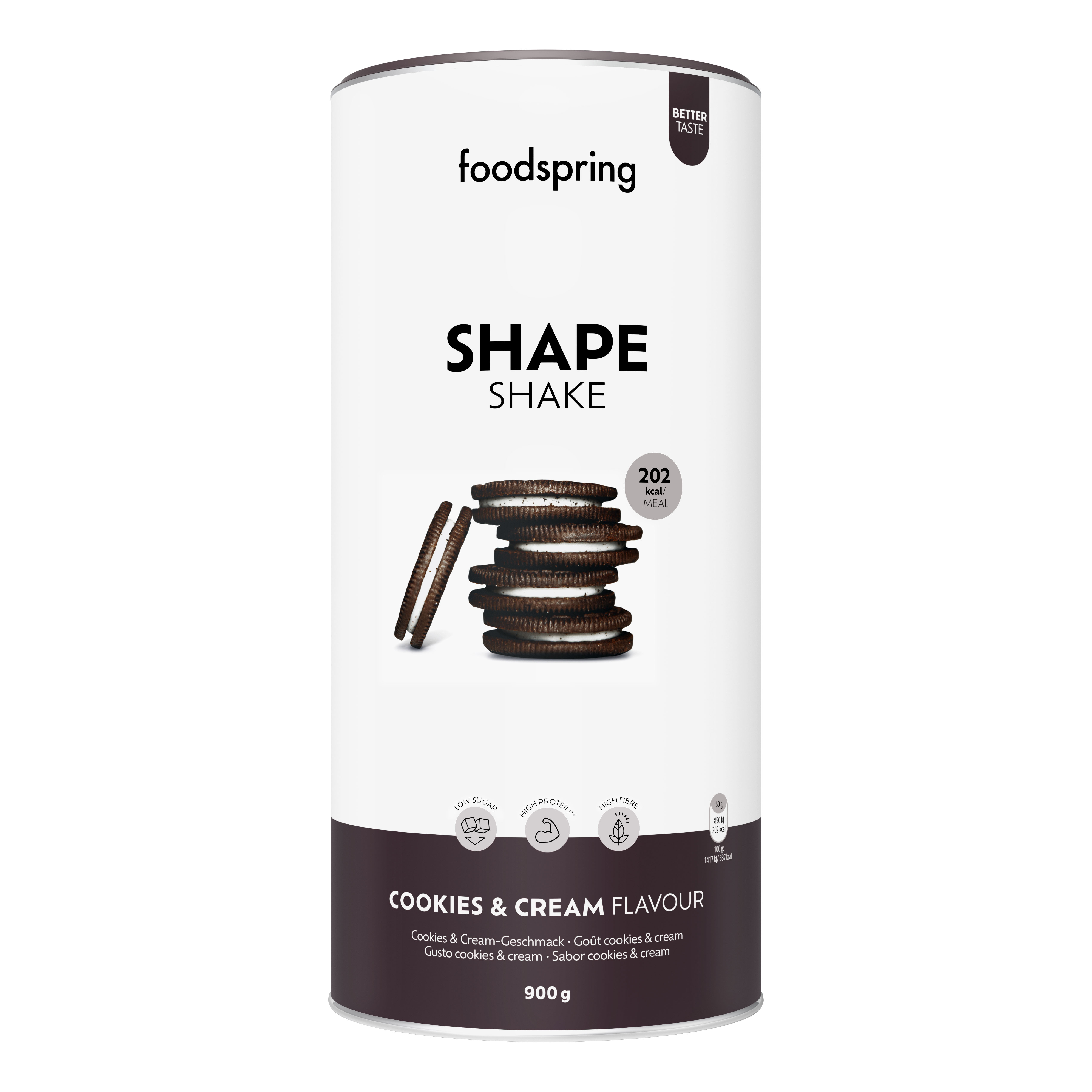 Shape shake biscotti e crema 900 g