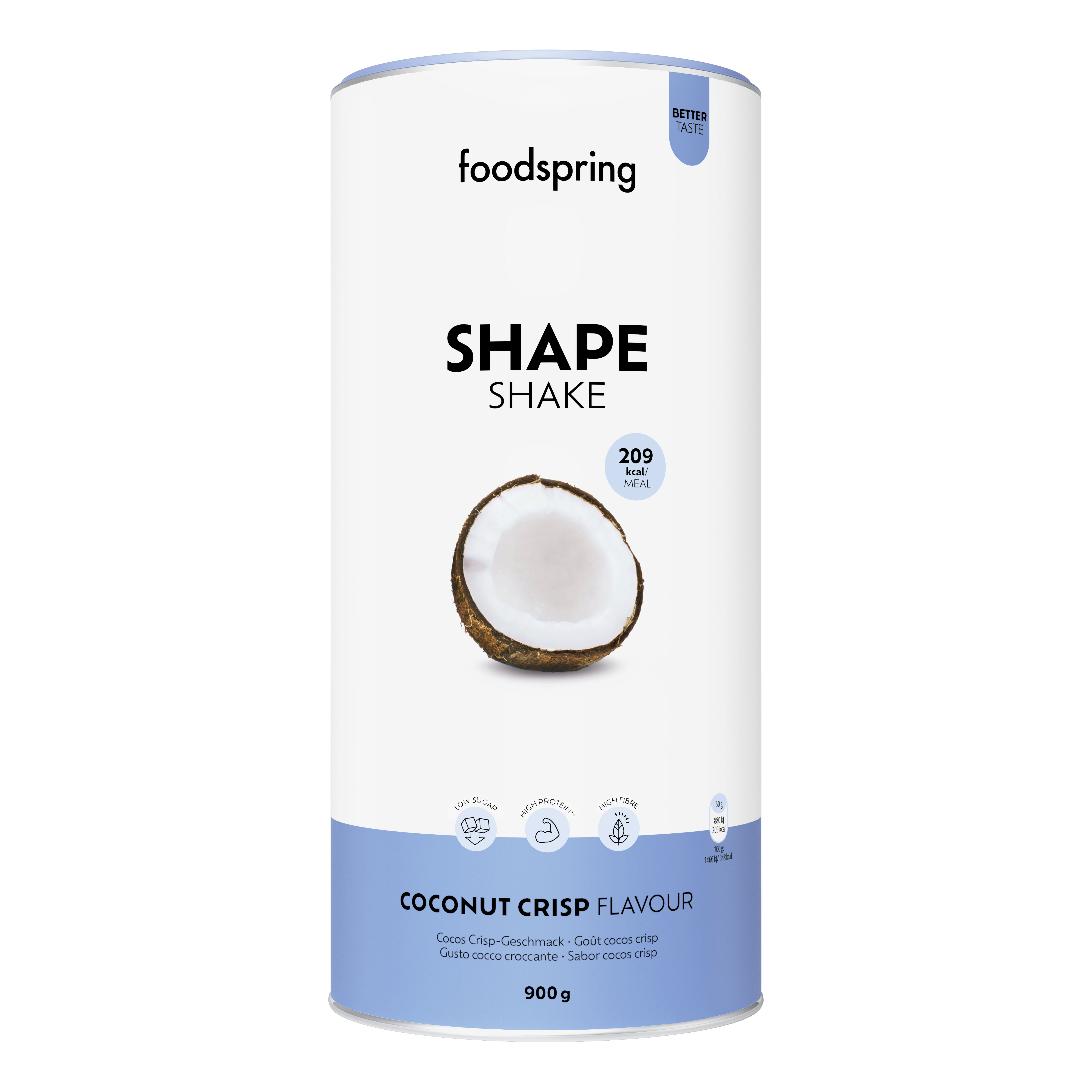 Shape shake cocco croccante 900 g