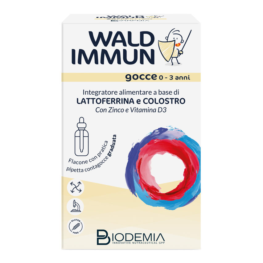 Waldimmun gocce 0-3 anni 20 ml - 8055713640076