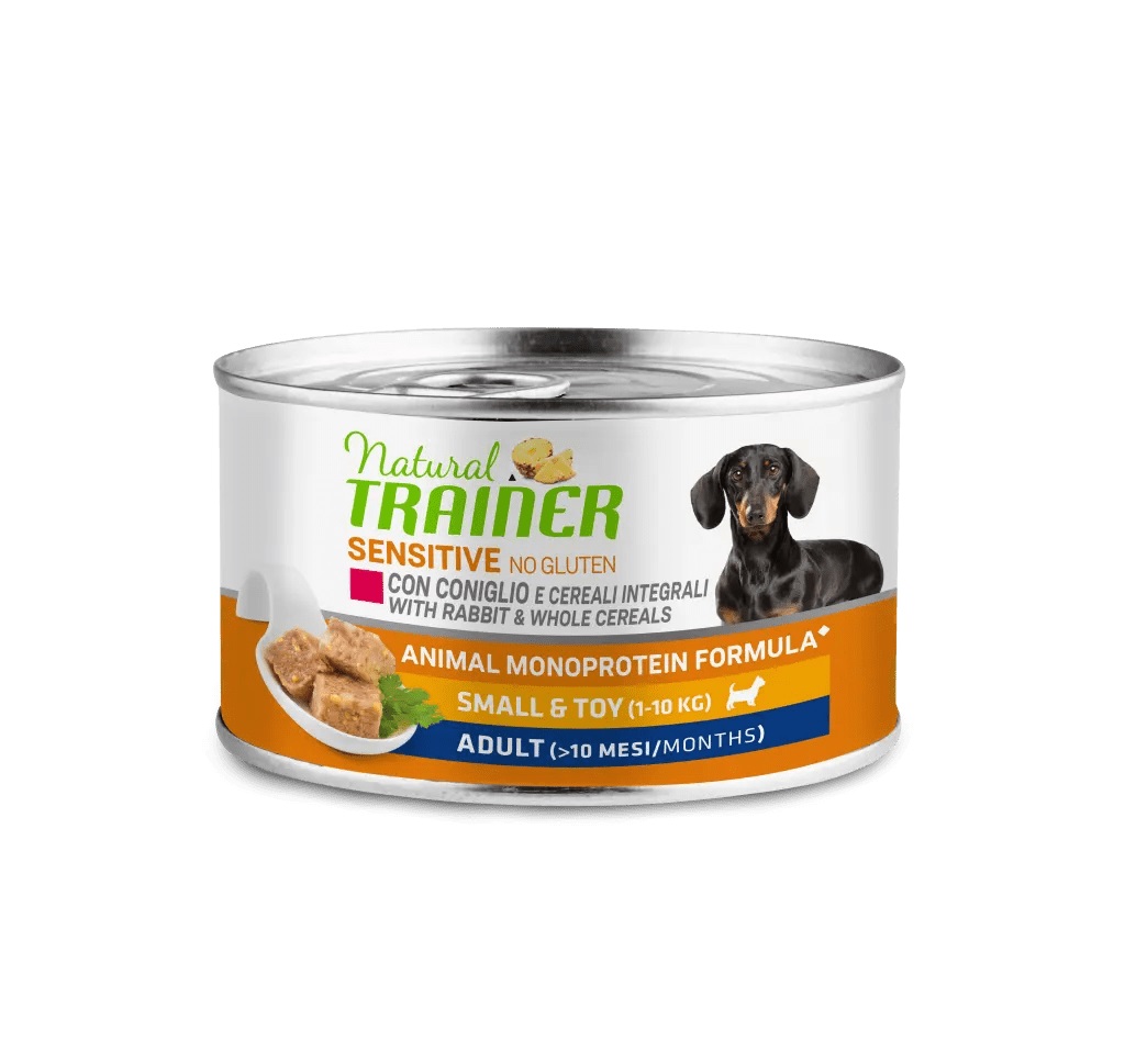 Trainer Cane Natural Sensitive Adulto Mini Coniglio & Cereali Integrali 150 Gr