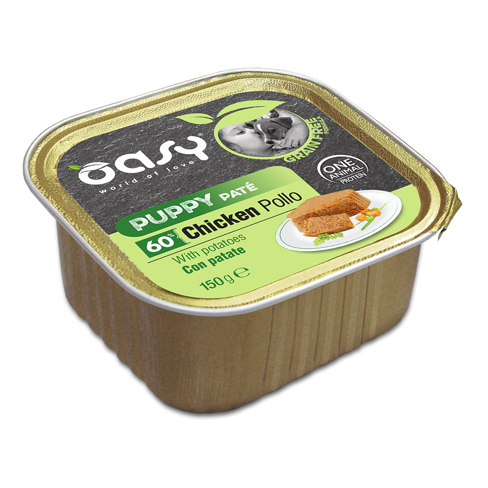 Oasy Cane Grain Free Puppy Pollo &amp; Patate 150 Gr