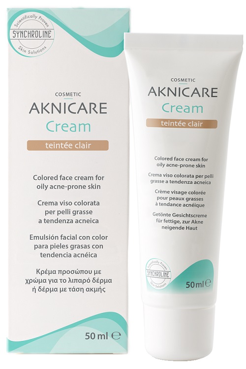 Synchroline Aknicare Cream Teintee Clair 50 Ml