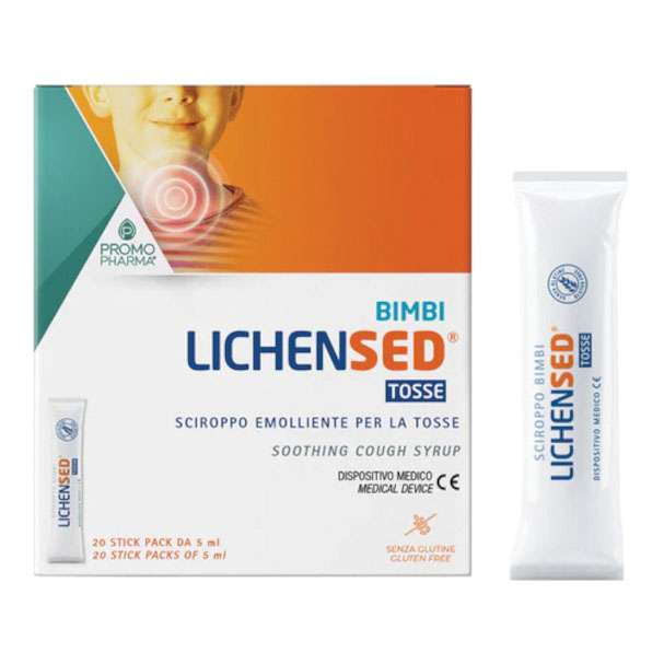 Lichensed sciroppo bimbi 20 stick da 5 ml