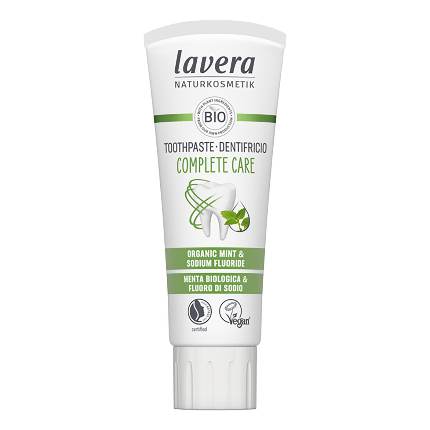 Lavera dentifricio menta e fluoruro di sodio 75 ml