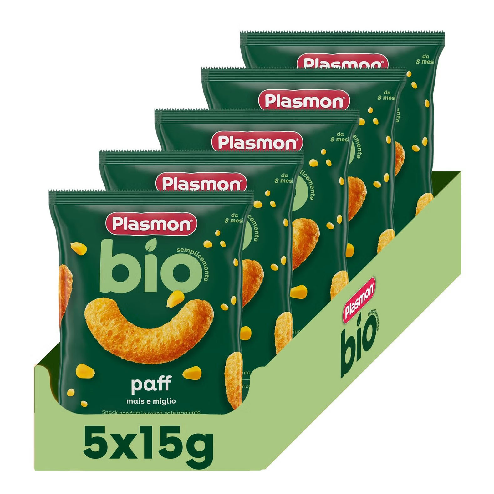 Plasmon paff bio mais miglio 15 g