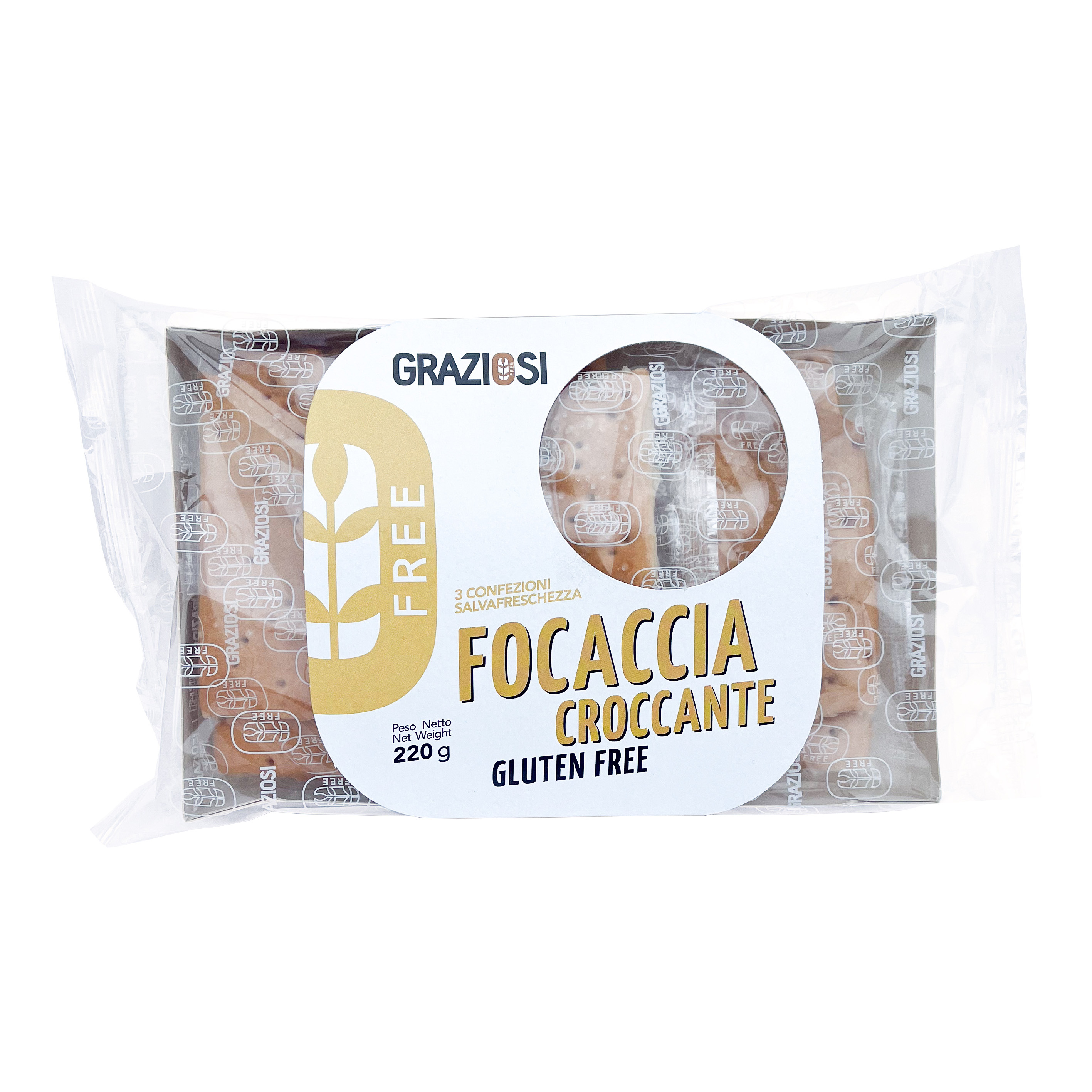 Focaccia croccante olio 220 g