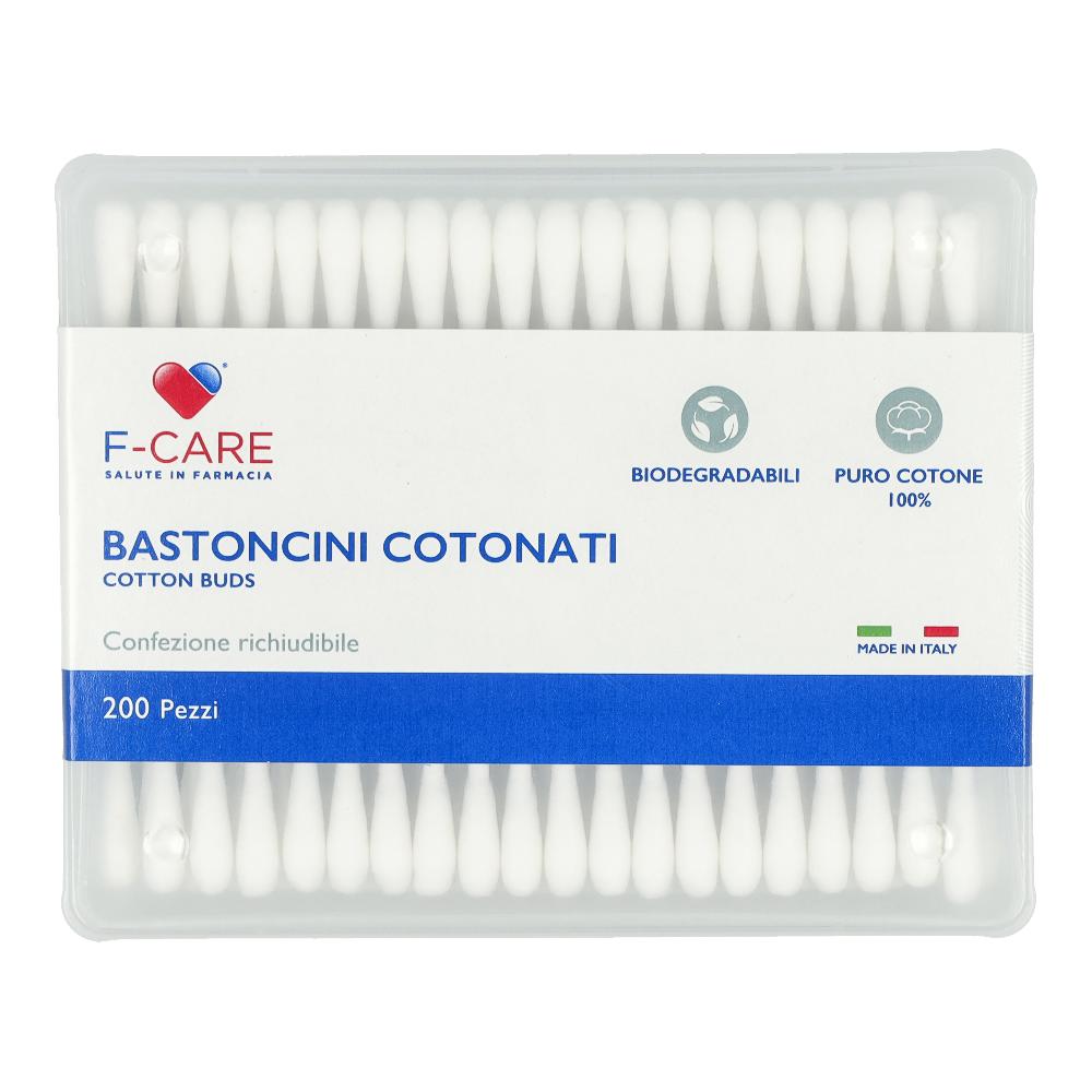 F-Care F Care Bastoncini Cotonati 200 Pezzi