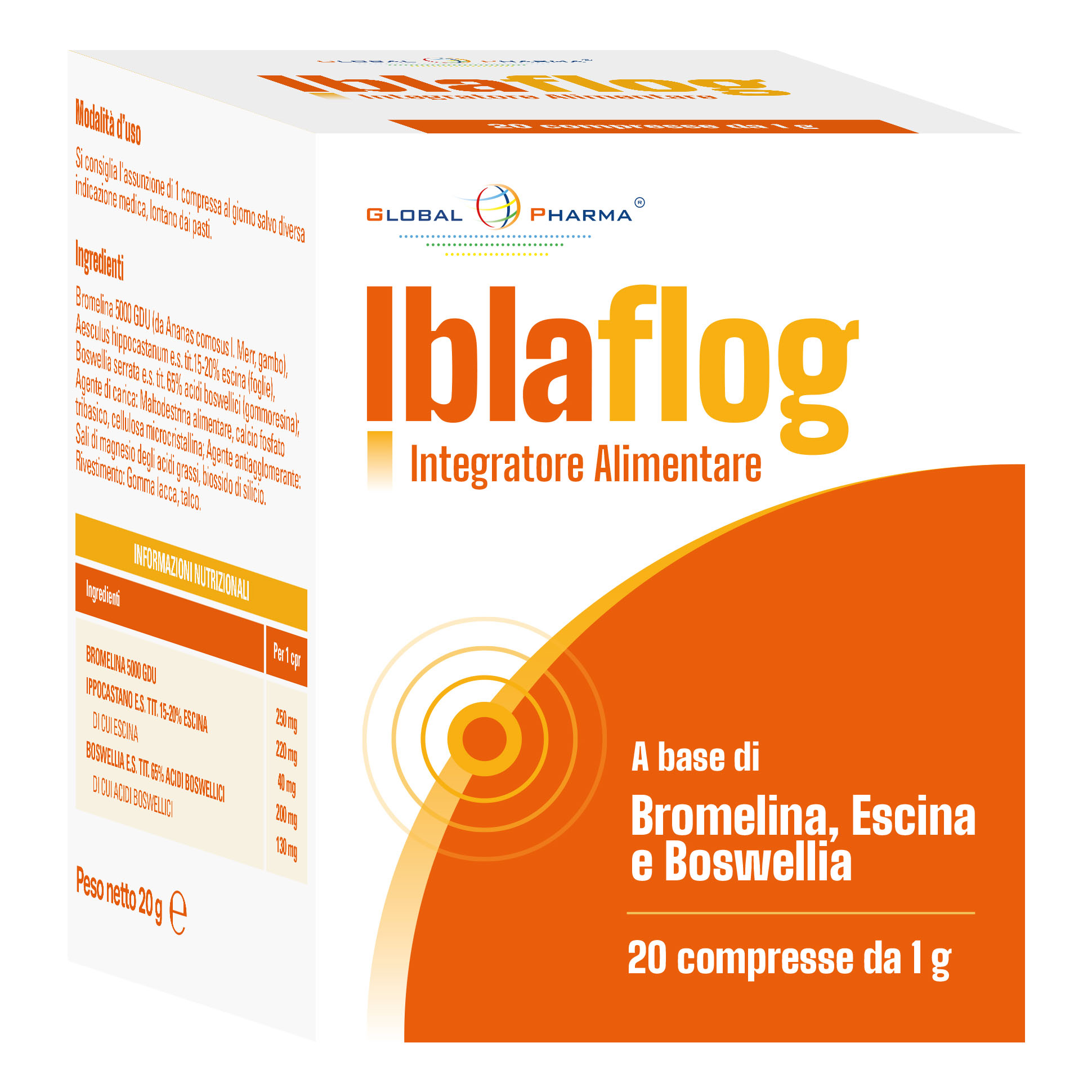 Iblaflog 20 compresse