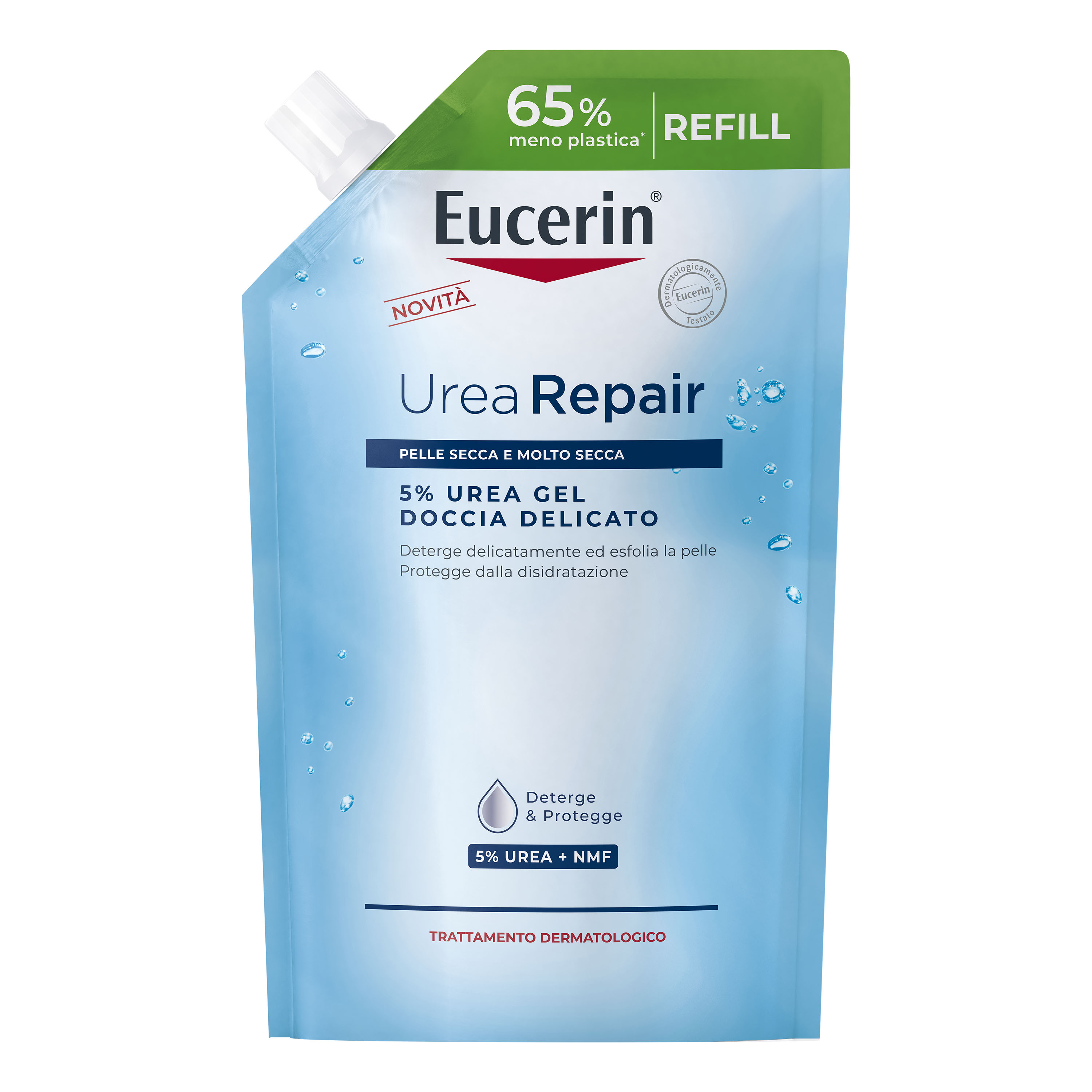 Eucerin 5% Urea Gel Doccia Delicato Pelle Secca Refill 400 ml