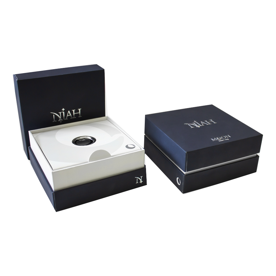 Niah moon smart ring diametro 16,5 mm funzione touch e health care nero