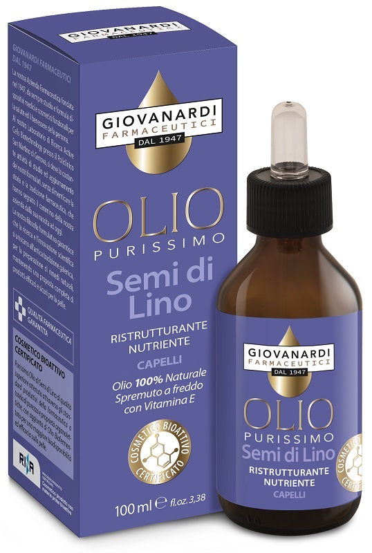 Olio purissimo semi di lino bioattivo 100 ml