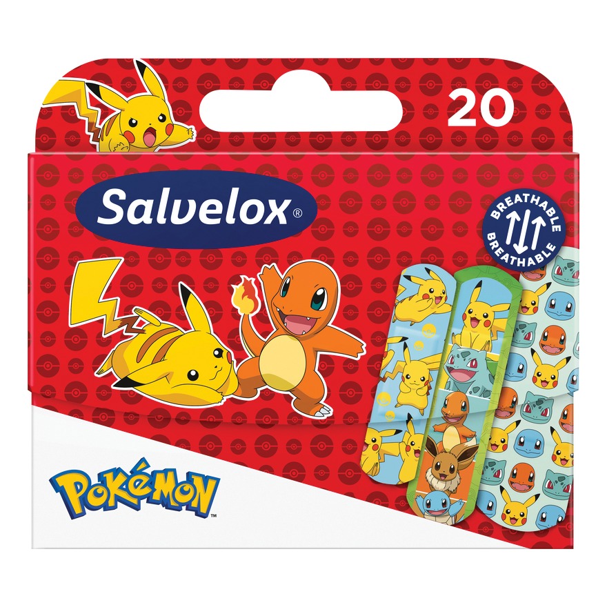 Cerotto salvelox pokemon 20 pezzi